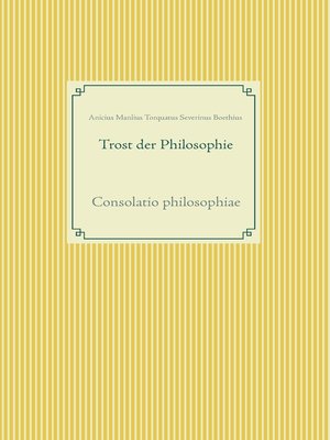 cover image of Trost der Philosophie